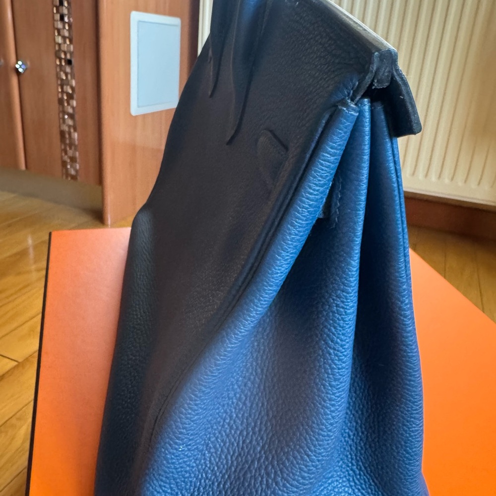 Hermes Birkin 35 Leather Deep Blue - Picture 2 of 9